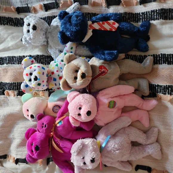 Ty Other - Ty Multicolor Stuffed Bear Collection